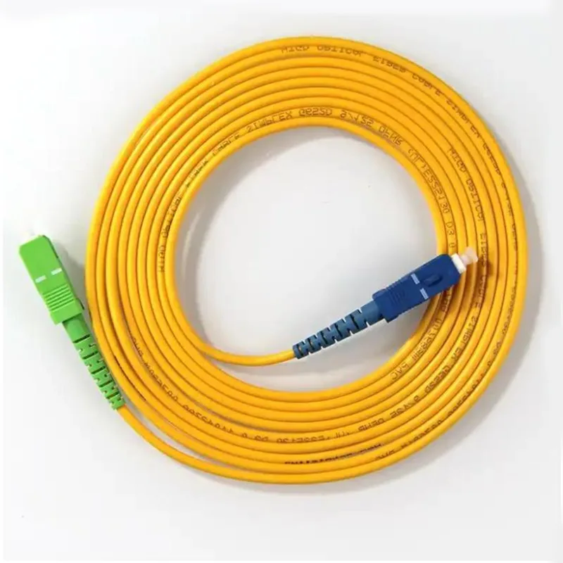 3mm biribileko kablearen SC / APC- SC / UPC adabaki kableak