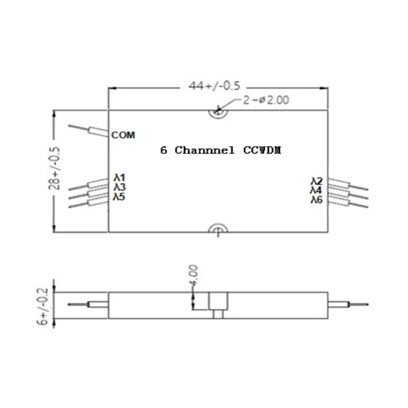 6 CWDM Compact Compact (CCWDM)