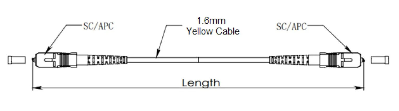 Conventional SC/APC-SC/APC Patch Cords